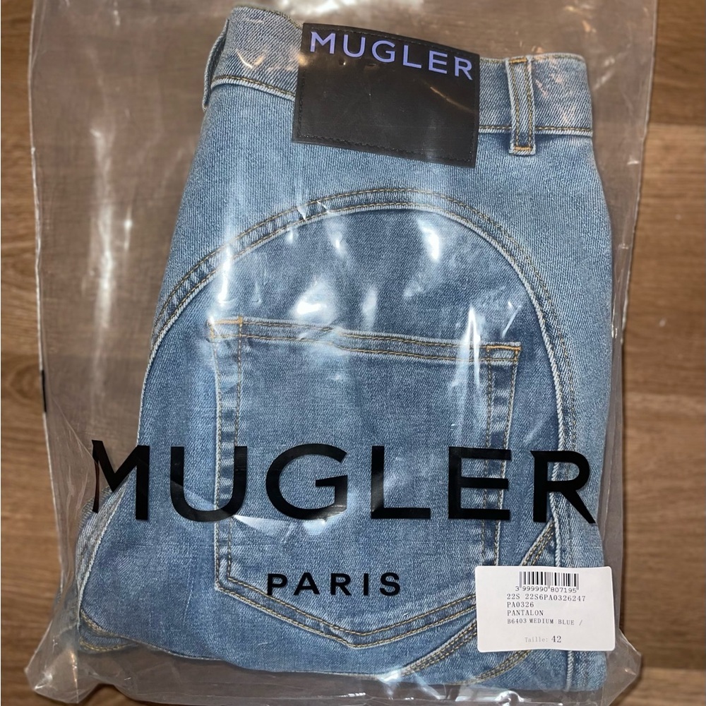 MUGLER Detail Skinny Jeans